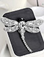 Fashion White Dragonfly Shape Decorated Brooch