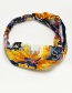 Fashion Red Flower Pattern Decorated Hair Hoop
