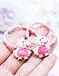 Lovely Plum Red+yellow Crown&pigs Decorated Hair Band(2pcs)