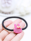 Lovely Pink Rabbit Ears Decorated Simple Hair Band