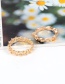 Fashion Gold Color Heart Shape Decorated Simple Ring Sets(6pcs)