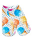 Lovely White Ice Cream Pattern Decorated Ankle Sock