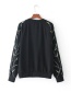 Fashion Black Grid Pattern Decorated Long Sleeves Jacket