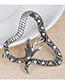 Personalized Multi-color Snake Shape Decorated Simple Brooch