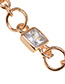 Elegant Gold Color Diamond Decorated Pure Color Choker