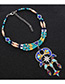 Bohemia Multi-color Hollow Out Decorated Necklace