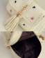 Fashion Black Tassel&rivet Decorated Pure Color Backpack (2pcs)