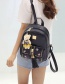Fashion Gray Tassel&rivet Decorated Pure Color Backpack (2pcs)