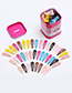 Lovely Multi-color Pure Color Decorated Children Hair Clip (28pcs+box)