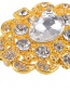 Luxury Antique Gold Round Shape Diamond Decorated Jewelry Sets