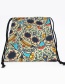 Fashion Black Expression Pattern Decorated Backpack
