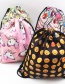 Fashion Black Expression Pattern Decorated Backpack