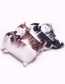 Cute Light Brown Cat Shape Decorated Coin Purse