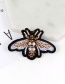 Elegant Multi-color Bee Shape Decorated Brooch