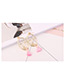 Personality Plum-red Hollow Out Decorated Mask Earrings