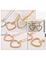 Fashion Silver Color Hollow Out Heart Decorated Necklace