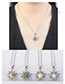 Fashion Multi-color Star Shape Decorated Necklace