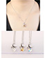 Fashion Multi-color Moon&star Shape Decorated Necklace