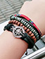 Fashion Multi-color Compass Shape Decorated Bracelet