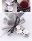 Lovely Black+green Bowknot&flower Decorated Hairpin