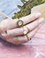 Fashion Silver Color Pearl&diamond Decorated Flower Shape Ring (6pcs)