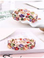 Fashion Multi-color Oval Shape Decorated Bracelet
