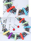 Fashion Multi-color Vertical Shape Decorated Jewelry Set