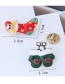 Fashion Multi-color Boots&gloves Shape Decorated Christmas Brooch