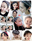 Fashion Multi-color Grid Pattern Decorated Hair Band