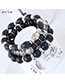 Trendy Black Elephant&wings Decorated Multi-layer Bracelet