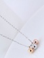 Elegant Multi-color Round Shape Decorated Necklace