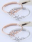 Fashion Silver Color Star Shape Decorated Opening Bracelet