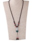 Fashion Green Bead Decorated Necklace