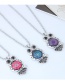 Fashion Silver Color+blue Owl Shape Decorated Jewelry Set