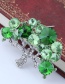 Fashion Silver Color+green Tree Shape Decorated Brooch
