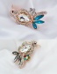 Fashion Blue+silver Color Woodpecker Shape Decorated Brooch