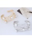 Fashion Gold Color Hollow Out Decorated Opening Bracelets