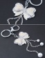 Fashion Silver Color Bowknot Shape Decorated Keychain