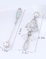 Exaggerated Silver Color Hollow Out Decorated Earrings