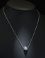 Fashion Silver Color Round Shape Decoratd Necklace
