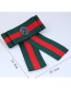 Elegant Green+red Color-matching Decorated Brooch