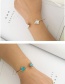 Fashion Blue Triangle Shape Decorated Bracelet