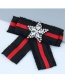 Fashion Red+coffee Star Shape Decorated Bowknot Brooch