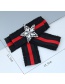 Fashion Red+black Star Shape Decorated Bowknot Brooch
