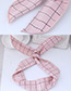 Fashion Pink Square Shape Pattern Decorated Hair Band