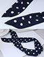 Lovely Navy Dot Shape Decorated Hair Band