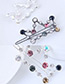 Fashion White Hollow Out Crown Decorated Hair Pin
