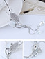 Elegant White Pure Color Decorated Necklace