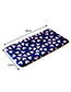 Fashion Sapphire Blue Flower Pattern Decorated Cosmetic Bag