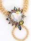 Fashion Multi-color Heart Shape Decorated Anklet
